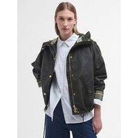 Barbour Inez Wax Jacket - Green