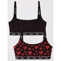 Hugo 2 Pack Of Bralettes - Multi