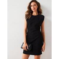 Mango Cara Fitted Mini Dress - Black