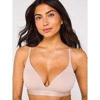 Boss Triangle Padded Bea Bralette - Beige