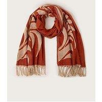 Monsoon Mya Applique Scarf - Red