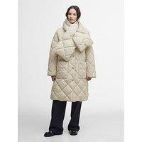 Barbour Brigitte Padded Coat - White