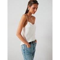 Mango Satin Cami Top