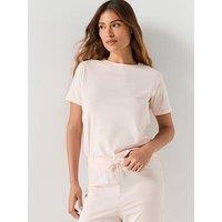 Boss Logo Pyjama T-Shirt - Pink