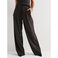Hugo Hensea Pinstripe Trouser - Grey