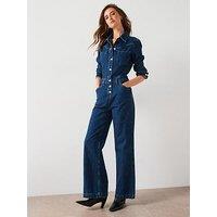 Mango One-Piece Suit - Blue