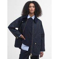 Barbour Esther Wax Jacket - Navy