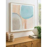 Very Home Abstract Capped Canvas Wall Art With Hand-Finished Embellishments