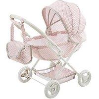 Teamson Kids Olivia'S Little World - Princess Baby Doll Stroller - Pink & Grey