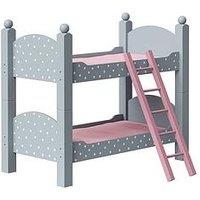 Teamson Kids Olivia'S Little World - Polka Dots Double Bunk Bed
