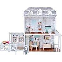 Teamson Kids Olivia'S Little World - Dreamland Farm House 12" Doll House - White / Grey