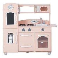 Teamson Kids Little Chef Westchester Retro Play Kitchen - Pink