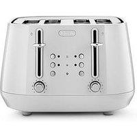 Delonghi Eclettica 4-Slice Toaster - White
