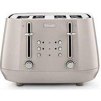 Delonghi Eclettica 4-Slice Toaster - Beige