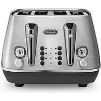 Delonghi Distinta X 4-Slice Toaster - Metal