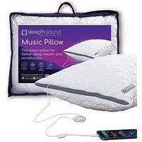 Silentnight Sound Asleep Wired Speaker Pillow - White