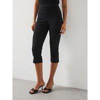 V By Very Capri Trouser - Black