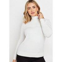 M&Co Basic Roll Neck - Ivory