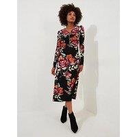 Joe Browns Lucy Zip Through Jersey Dress -Black