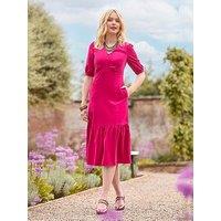 Joe Browns Curiously Cord Dress -Pink