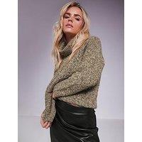 Pixiegirl Petit Roll Neck Jumper - Brown