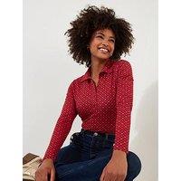 Joe Browns Lola Geo Jersey Print Top -Pink