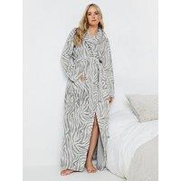 Long Tall Sally Tall Zebra Clipped Shawl Robe