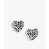 Mood Haematite Heart Stud Earrings