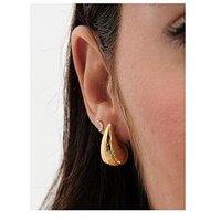 Jon Richard Gold Plated Dome Earrings