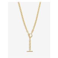 Jon Richard Gold Plated T Bar Long Drop Necklace