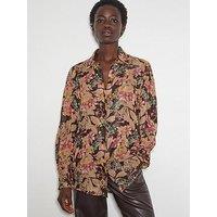 Monsoon Felicity Lurex Shirt - Black