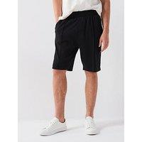 Very Man Interlock Pleated Short - Black