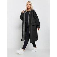 Yours Curve Waterproof Changing Robe - Black