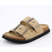 Everyday Extra Wide Fit Footbed Sandals - Taupe