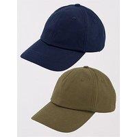 Everyday 2 Pack Caps - Navy/Khaki