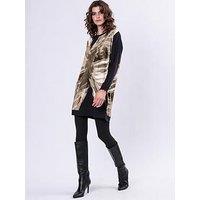 Religion Charm Tunic Dress In Soft Cotton With Floral Placement Print