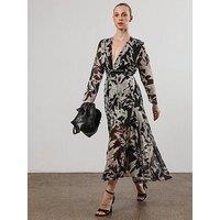 Religion Flash Maxi Dress With Multi Tying Wrap Options