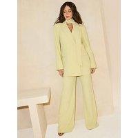 Michelle Keegan Wide Leg Trousers - Green