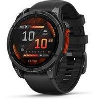 Garmin Fenix 8 - 47 Mm, Amoled, Slate Grey With Black Silicone Band