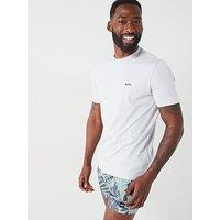 Boss Regular Fit T-Shirt- Light Grey