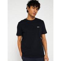 Boss Taddy Regular Fit Trim Collar T-Shirt- Navy