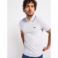 Boss Paul Slim Fit Polo Shirt- Light Grey