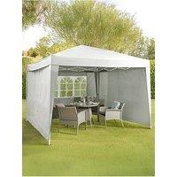 Very Home 3 X 3M Pop Up Gazebo With 3 Piece Side Panels - Grey
