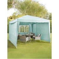 Very Home 3 X 3M Pop Up Gazebo With 3 Piece Side Panels - Blue
