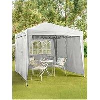 Very Home 2.5 X 2.5M Pop Up Gazebo With 3 Piece Side Panels -Grey