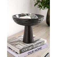 Very Home Carved Wooden Raised Bowl