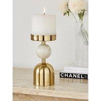 Very Home Marble Pillar Candle