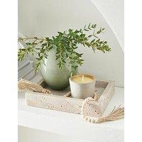 Michelle Keegan Home Travetine Small Tray - 20Cm