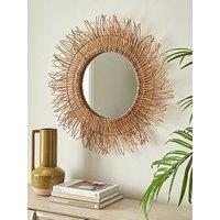 Very Home Round Tassle Mirror 70Cm