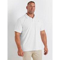 Badrhino Poly Pique Golf Polo Shirt - White